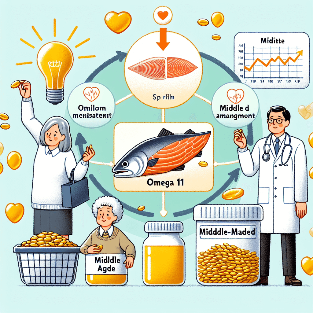 오메가11 섭취가 중년 건강 관리에 주목받는 이유