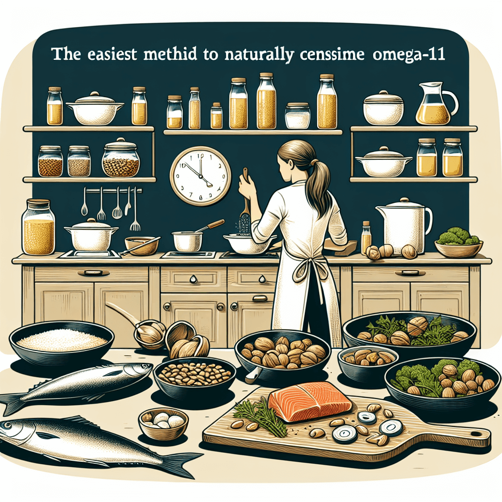 오메가11을 자연식으로 섭취하는 가장 쉬운 방법