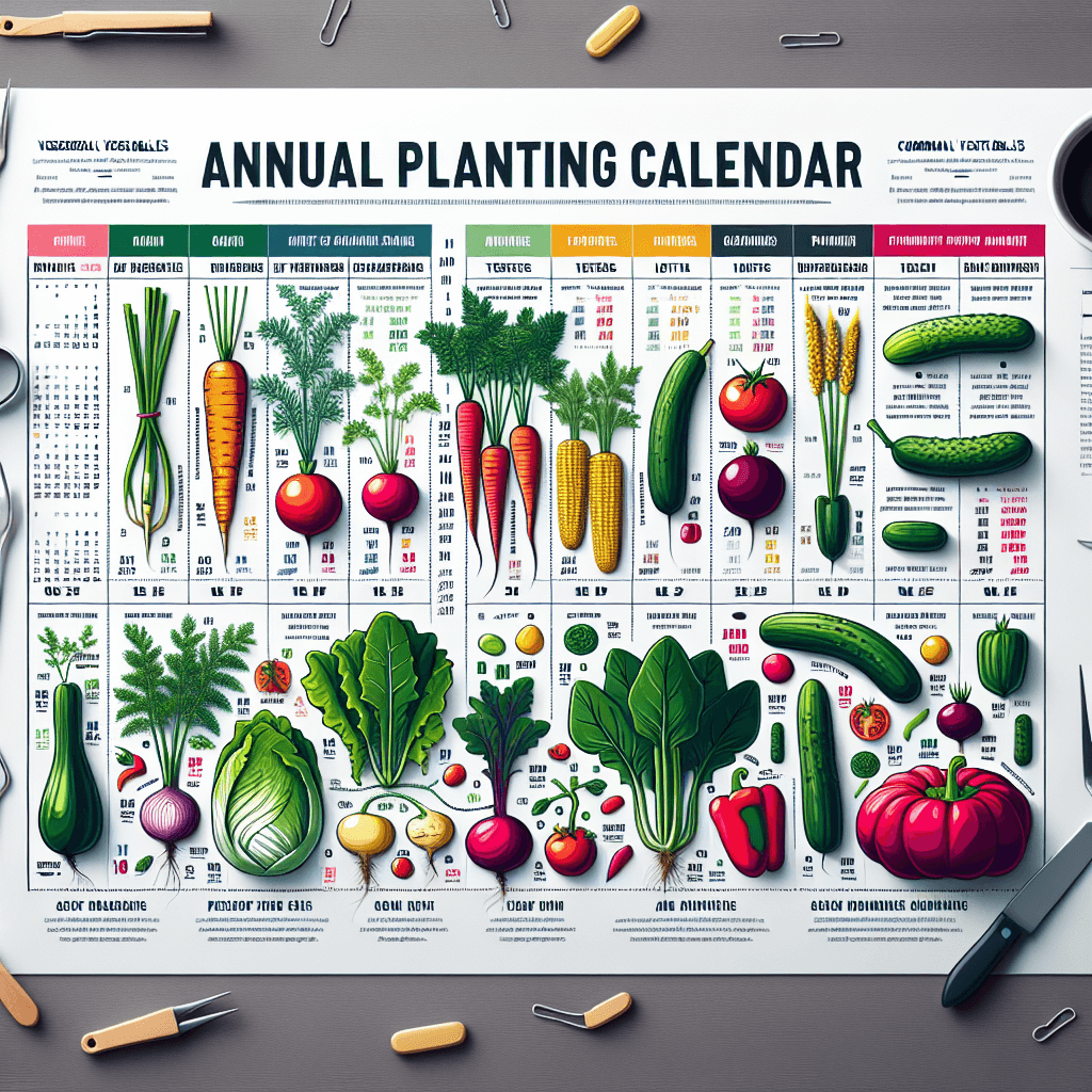 텃밭 농사 입문자를 위한 연간 심기 캘린더 총정리
