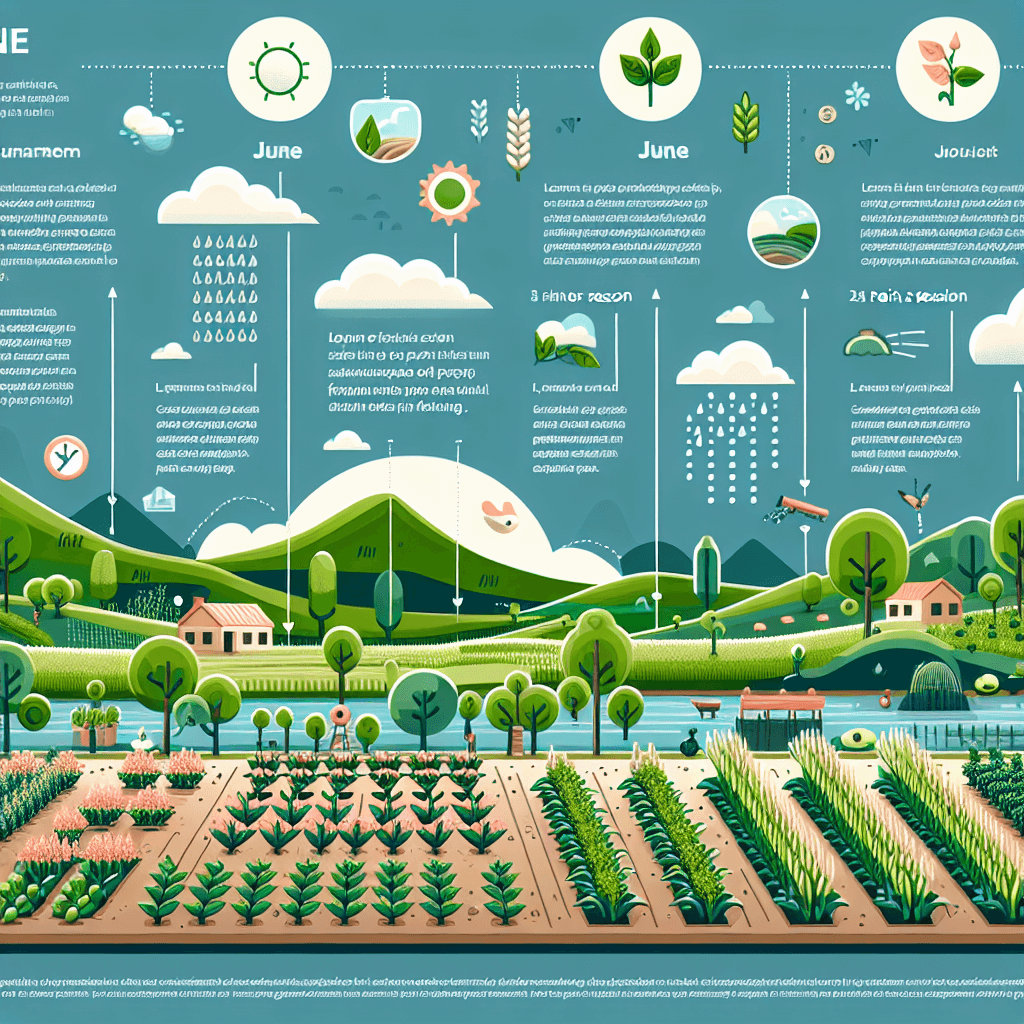 6월에 심는 작물과 장마철 재배 주의사항 정리