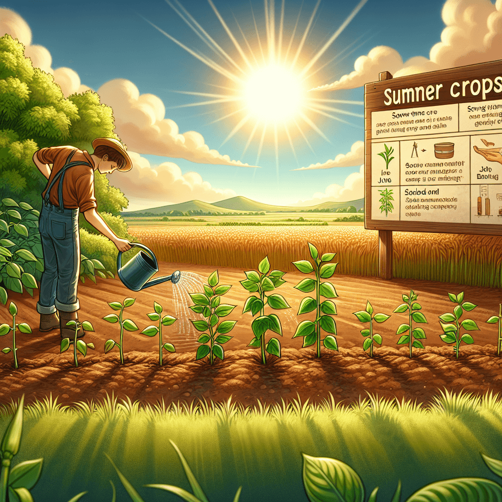 6월 여름 작물 파종 시기와 관리 방법 안내
