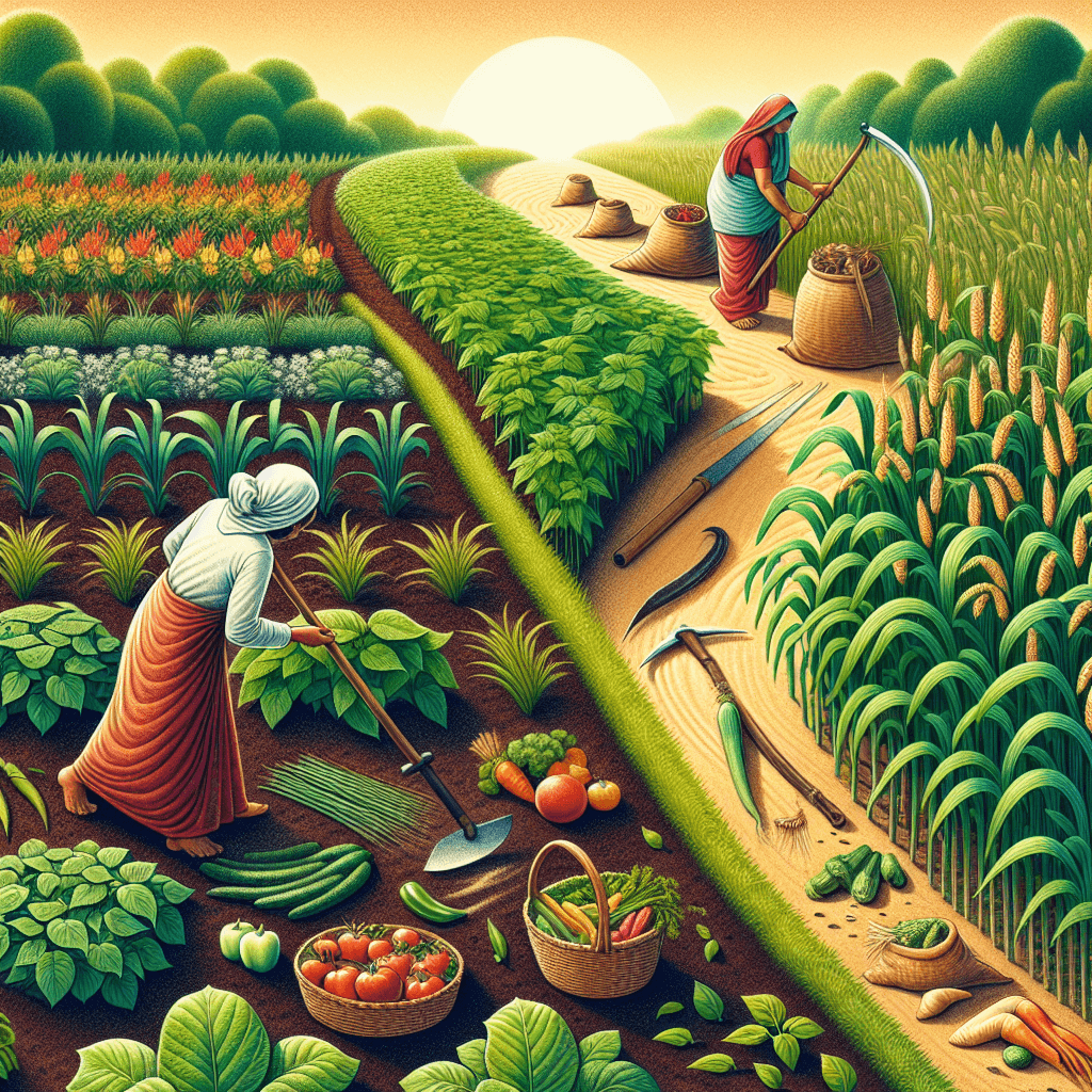 7월에 심을 수 있는 작물과 늦여름 수확 준비