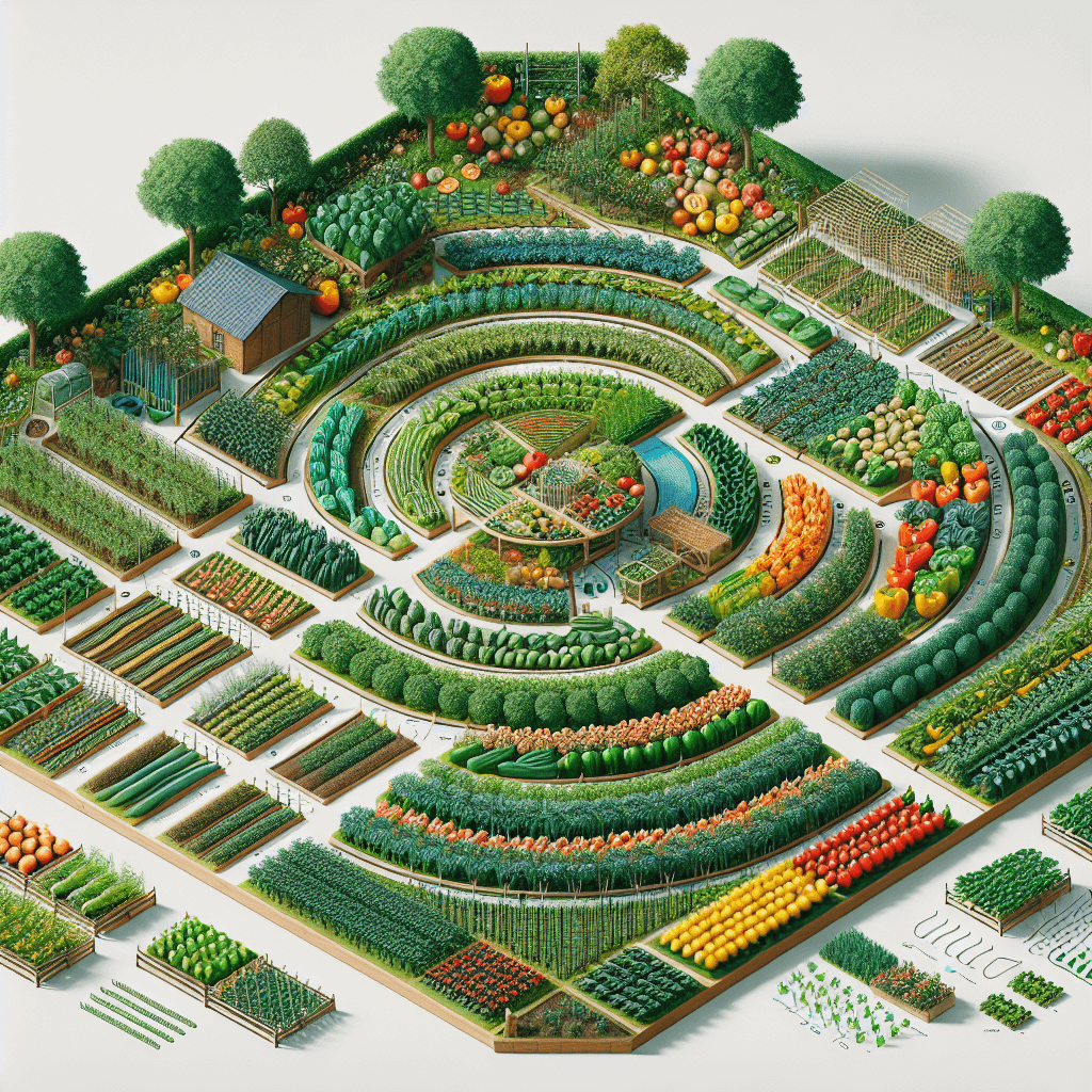 한 해 동안 수확이 끊기지 않는 텃밭 작물 배치 방법