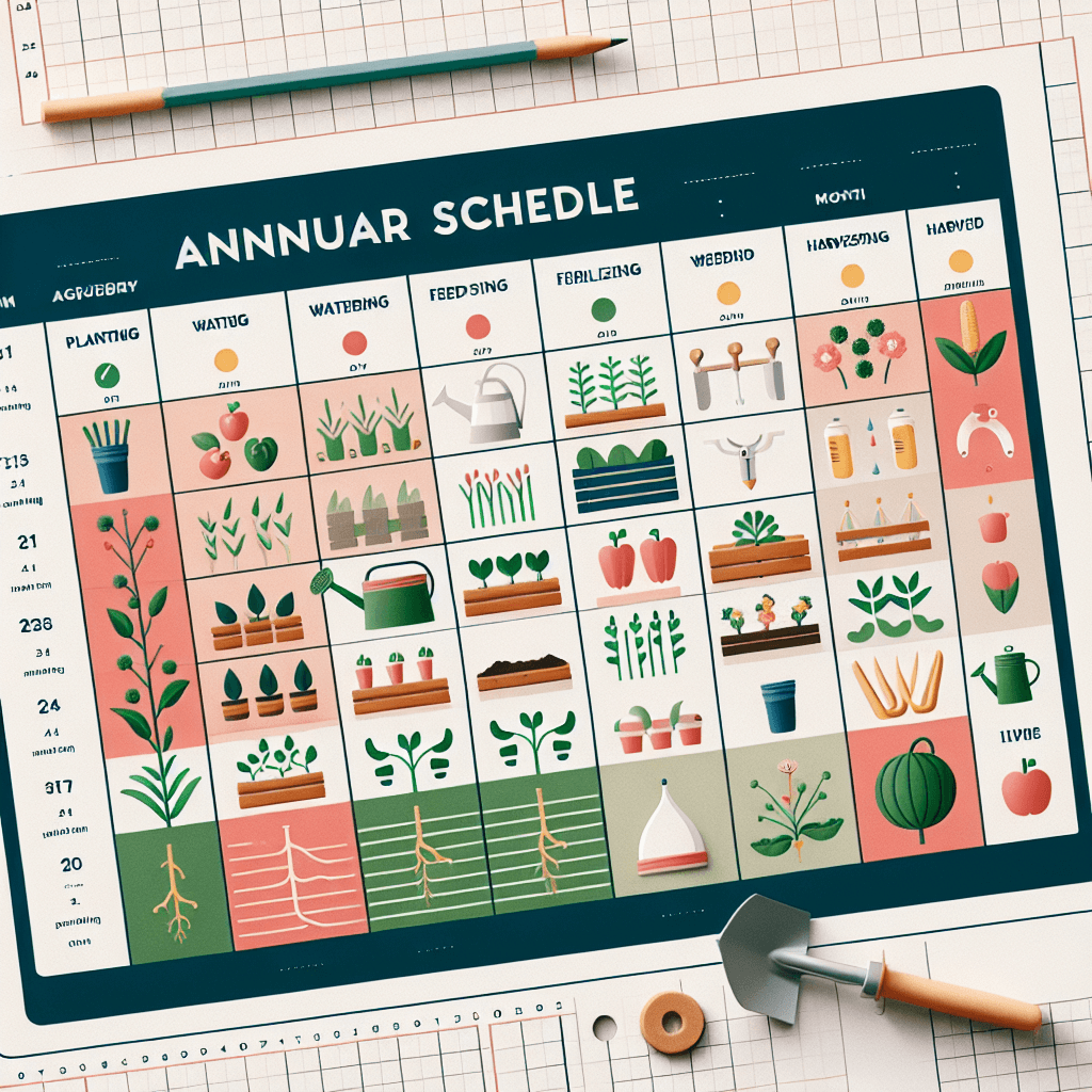 초보자도 따라 할 수 있는 연간 텃밭 농사 일정표