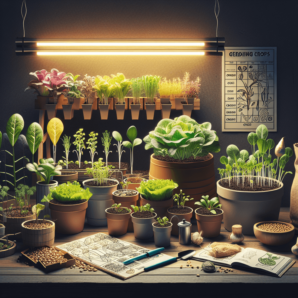 12월에 심는 작물과 실내 텃밭 재배 아이디어