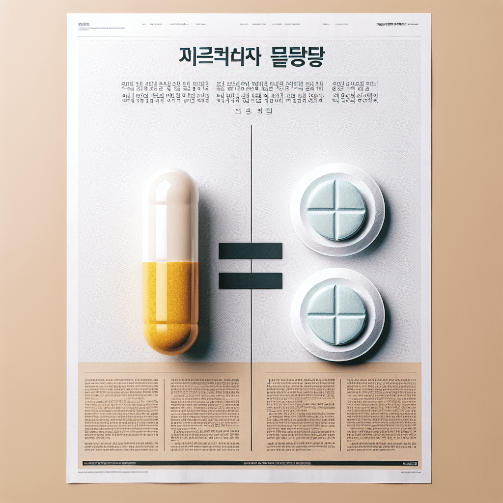 건강식품은 약과 같다는 잘못알고있는상식