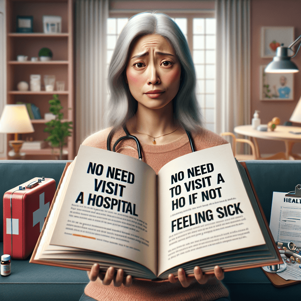 몸이 아프지 않으면 병원에 갈 필요 없다는 잘못알고있는상식