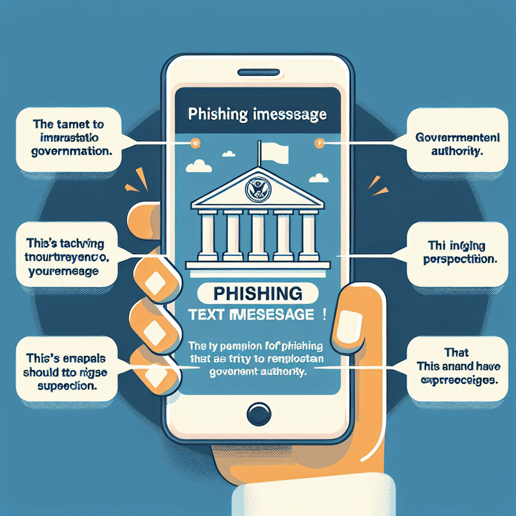 정부기관을 사칭하는 피싱문자 유형과 주의해야 할 표현들