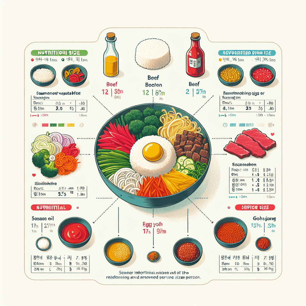 비빔밥 재료별 영양정보와 1인분 권장량 가이드