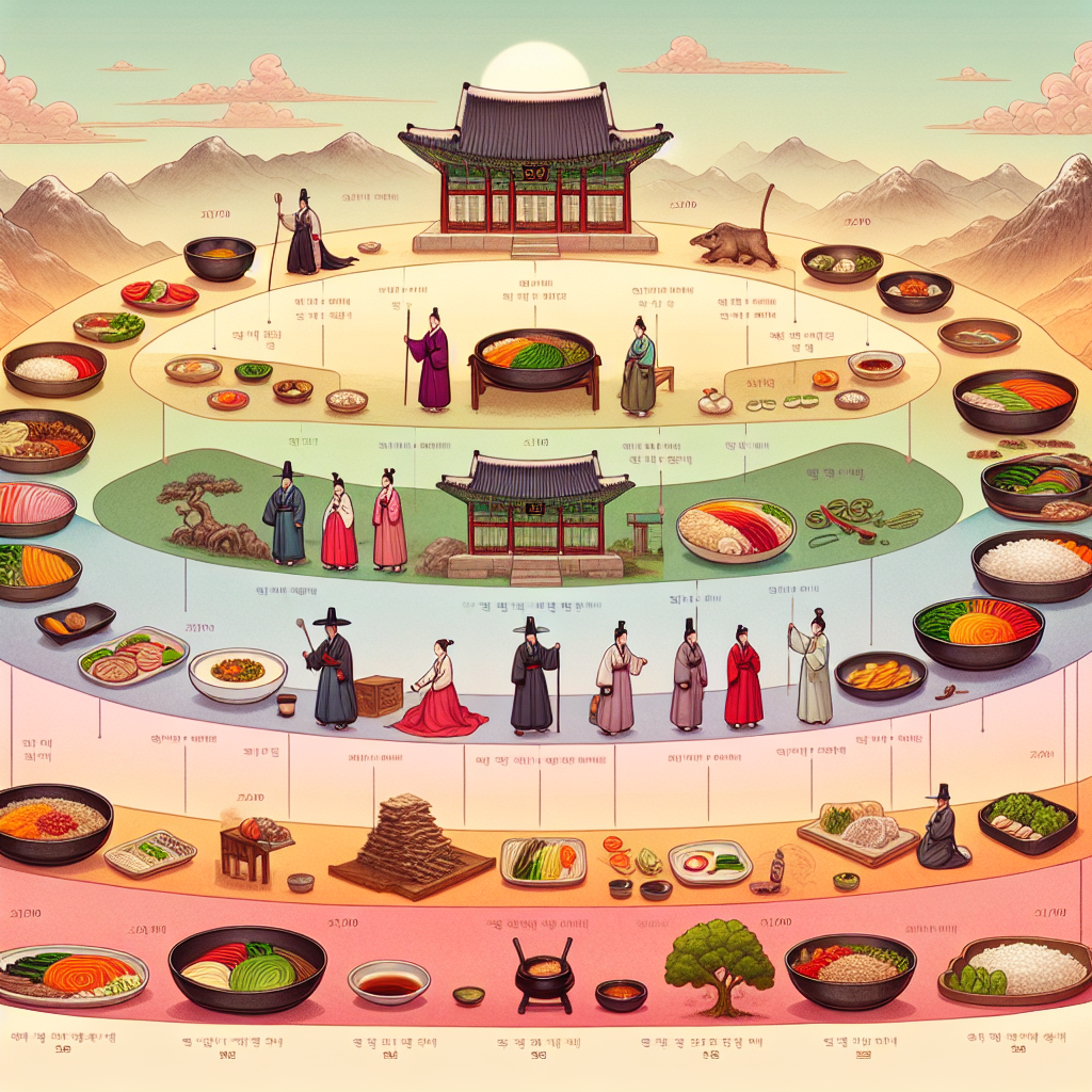 비빔밥의 역사적 변천사: 조선시대에서 현대식까지