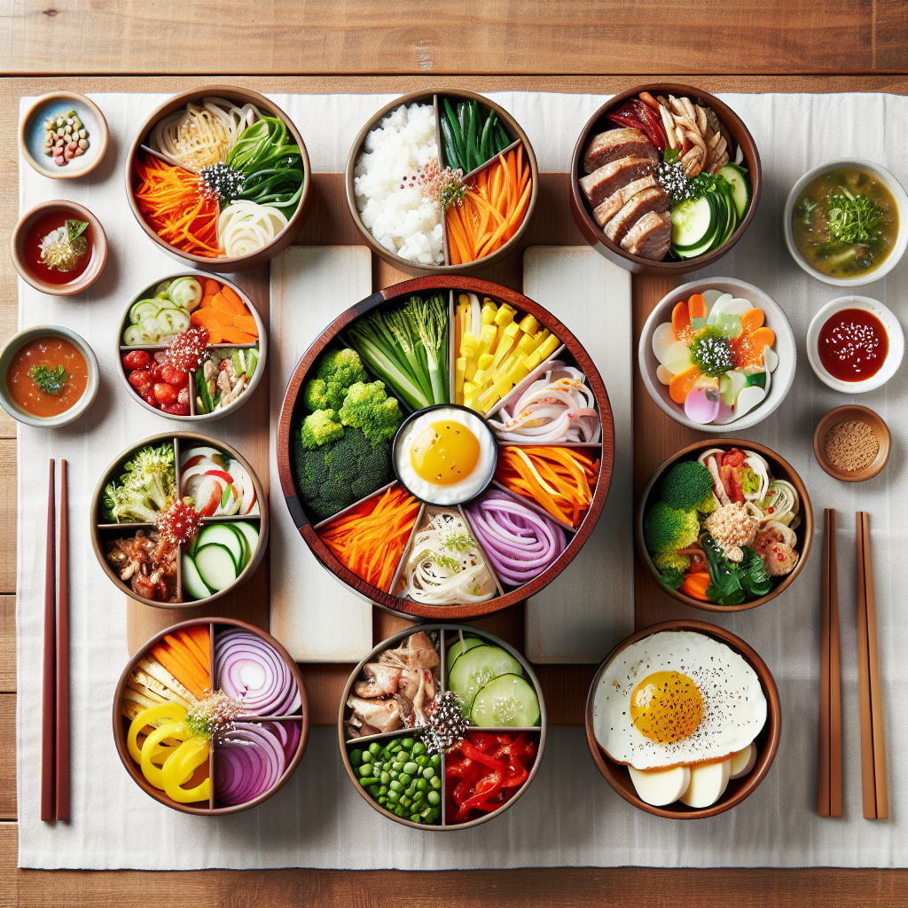 7일간 다른 비빔밥: 주간 플랜과 장보기 리스트 제공