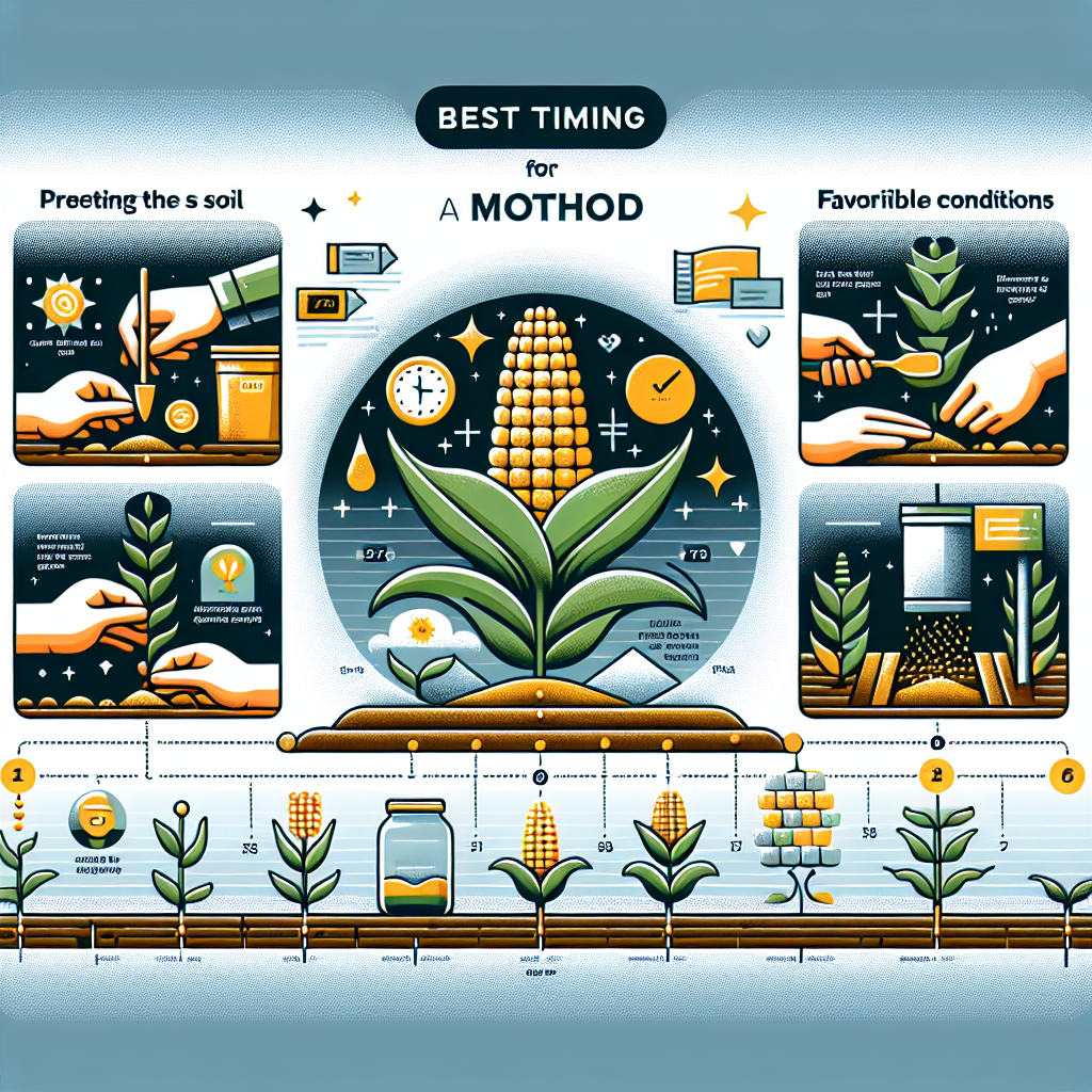 옥수수 심는 시기와 파종 방법 한눈에 정리