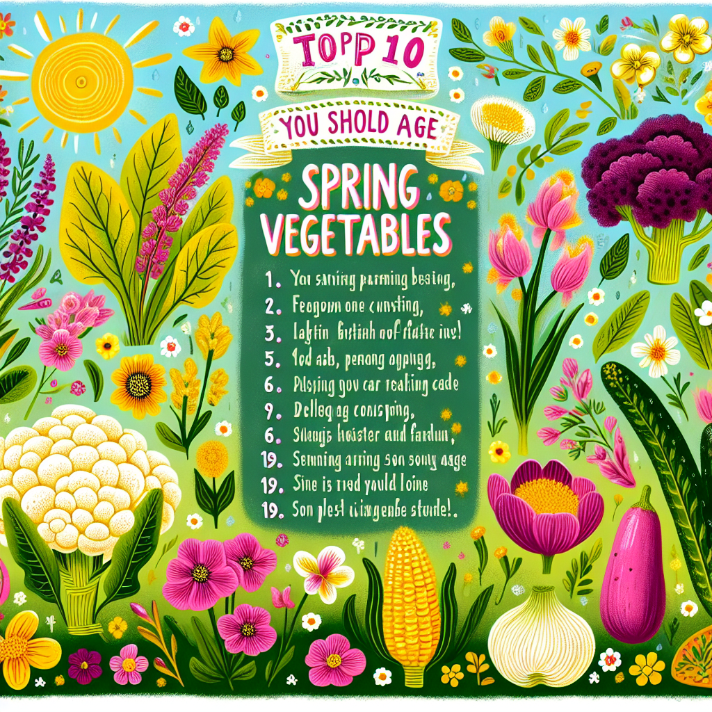 나이 들수록 꼭 먹어야 할 봄 채소 TOP10과 이유