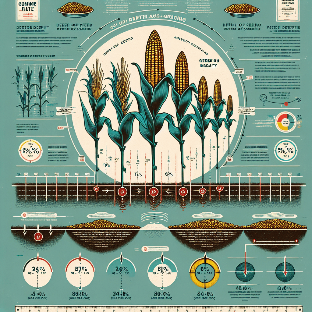 옥수수 발아율 높이는 심는 깊이와 간격 정리