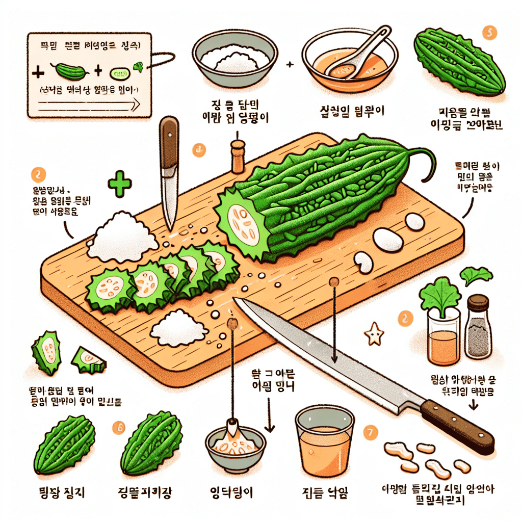 씀바귀 손질법과 쓴맛 줄이는 방법