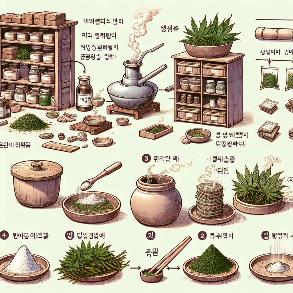 쑥 보관 방법과 오래 두고 먹는 방법