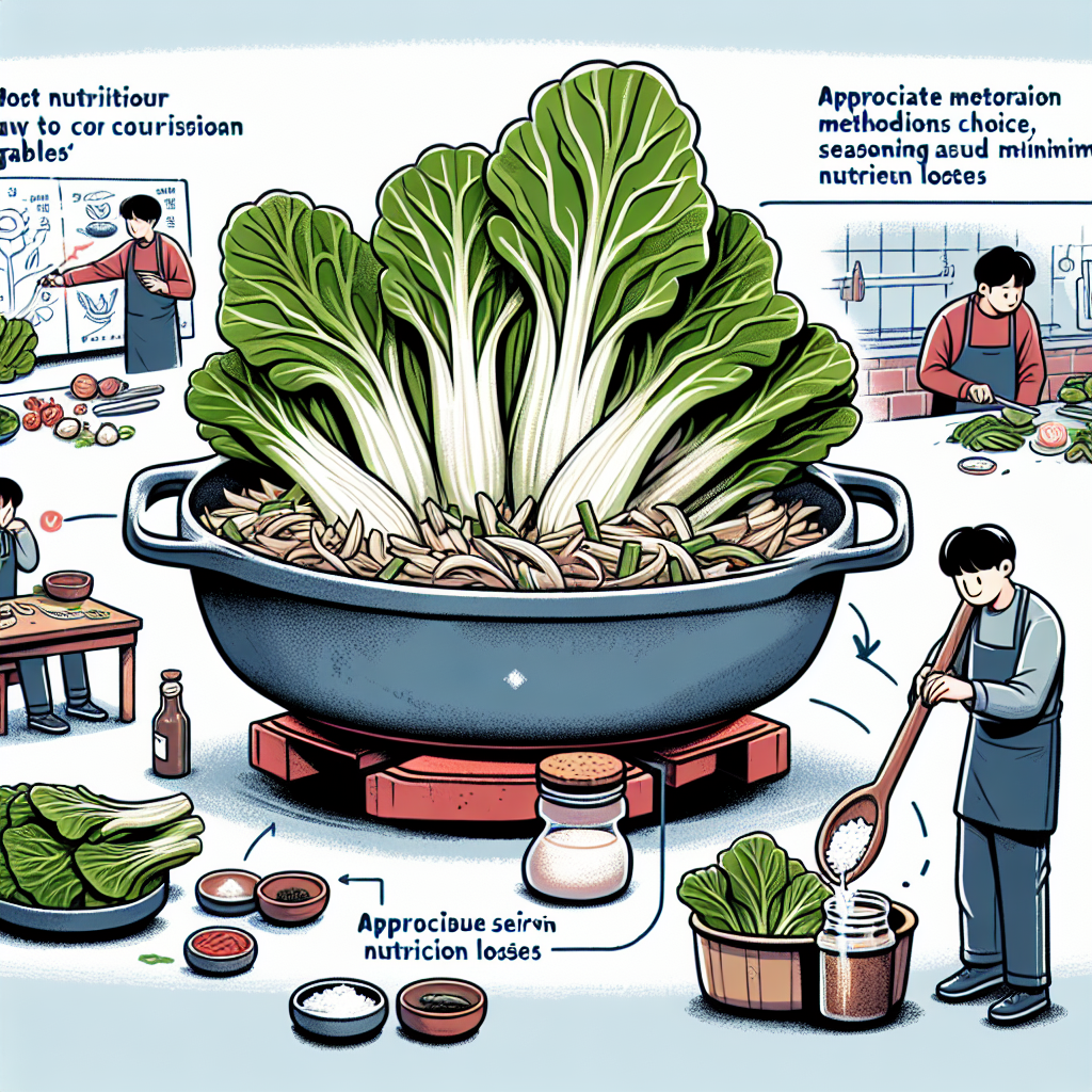 씀바귀 나물로 먹을 때 영양 손실 줄이는 법