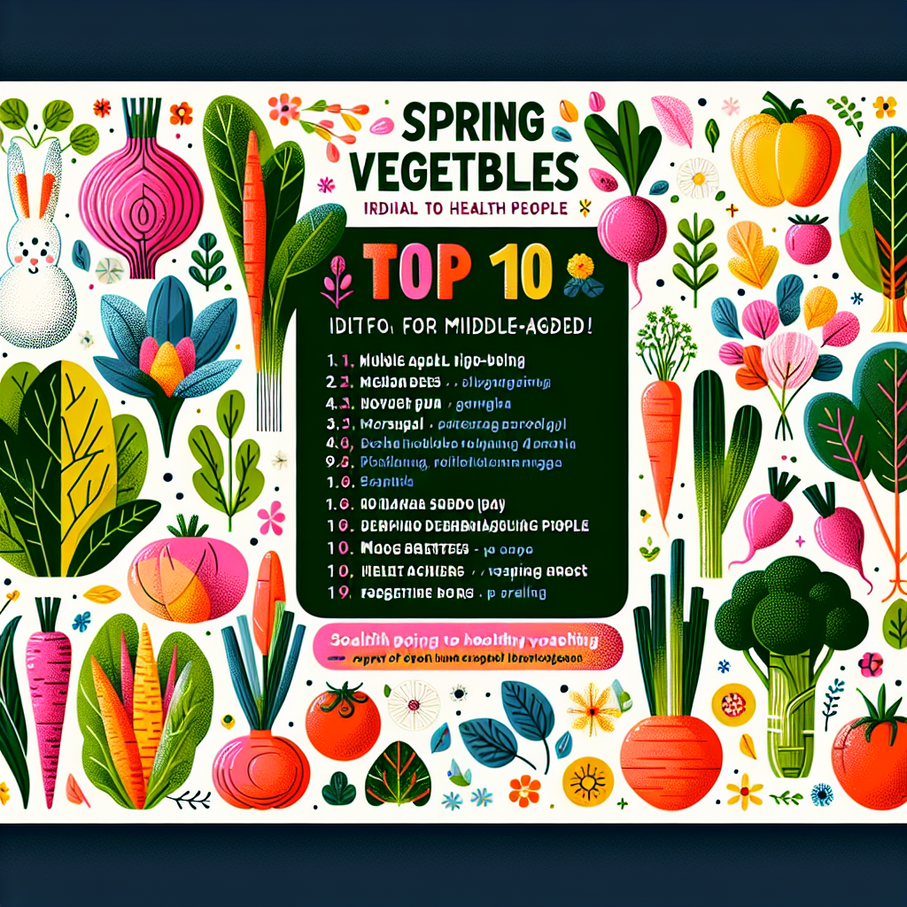 중장년층 다이어트에 부담 없는 봄 채소 TOP10