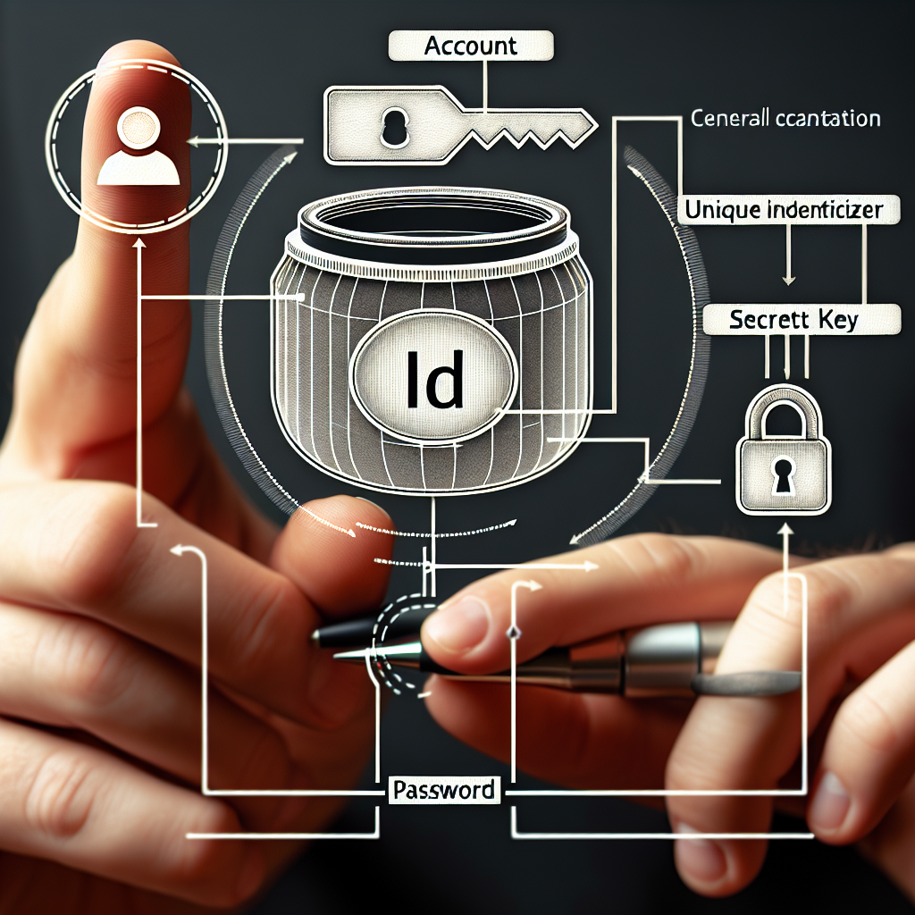 계정과 아이디 비밀번호의 정확한 차이