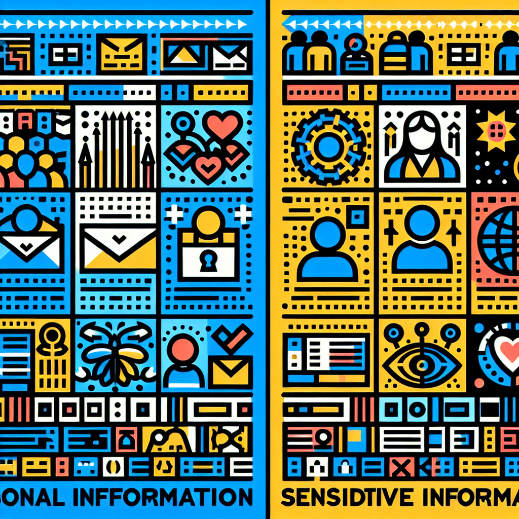 개인정보와 민감정보는 어떻게 다른지 정리