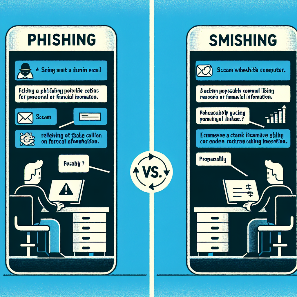 피싱과 스미싱의 차이를 쉽게 구분하는 방법