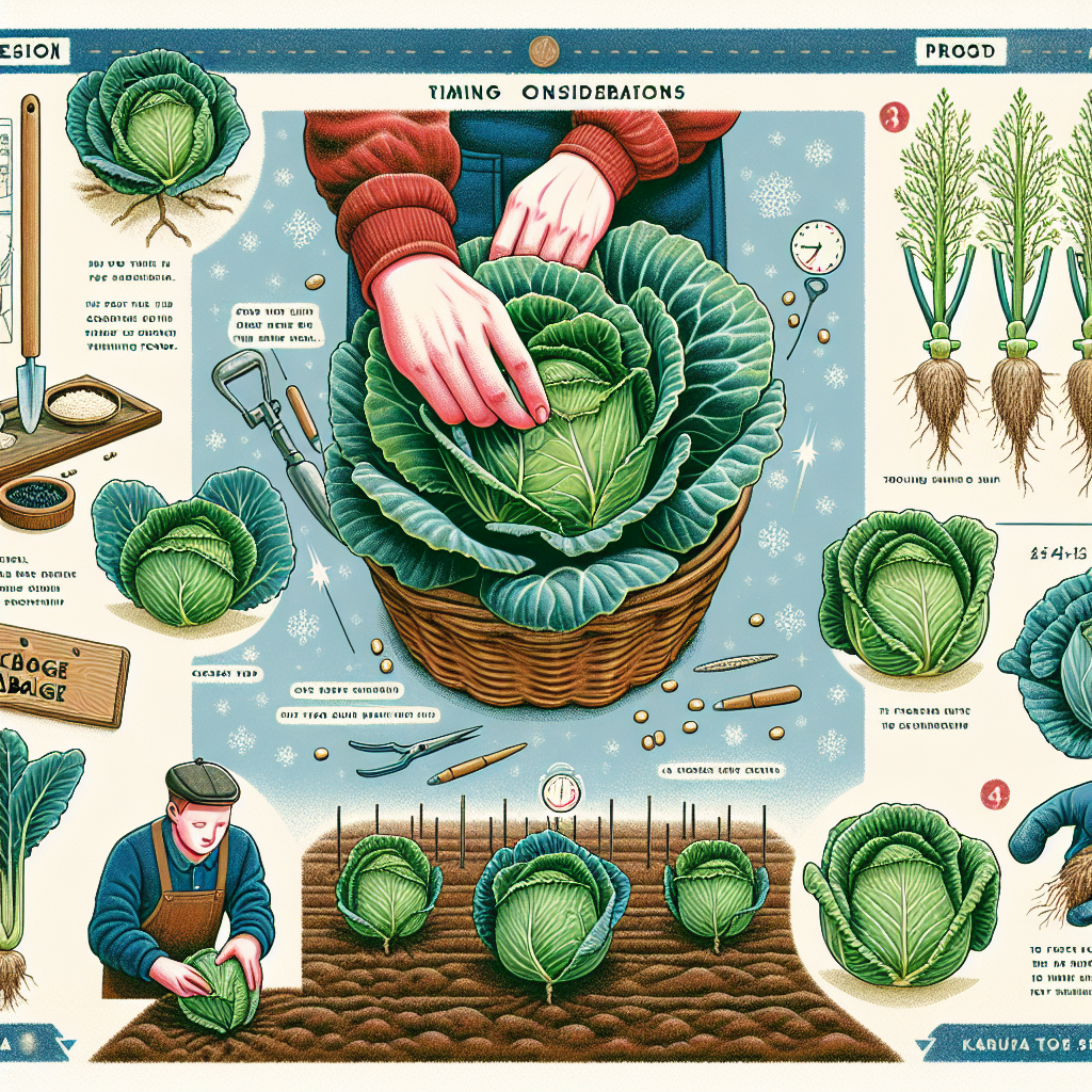 배추 심는 시기와 모종 심는 방법 김장 전 보관 요령