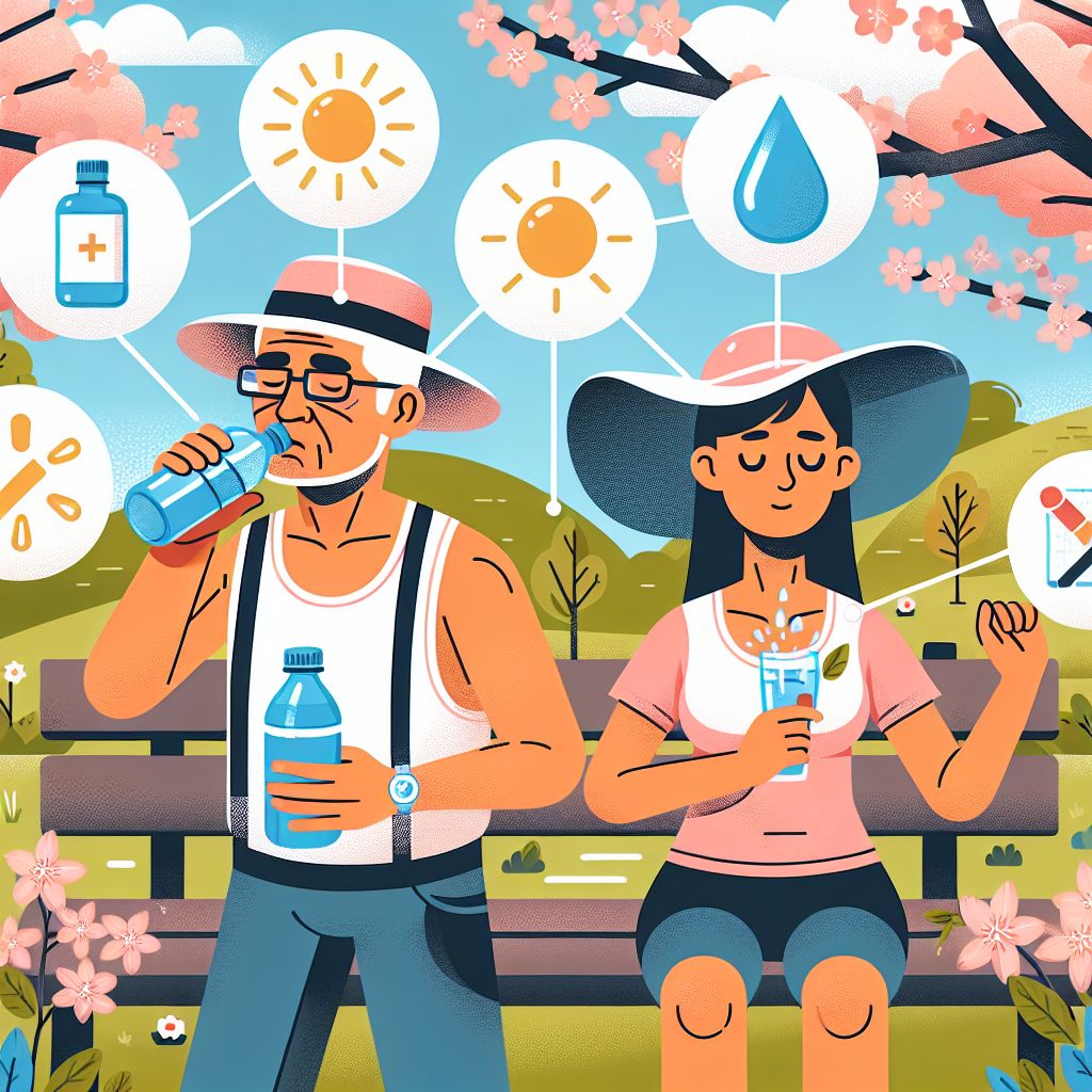 봄철 야외 운동 시 햇볕과 체온 관리 방법