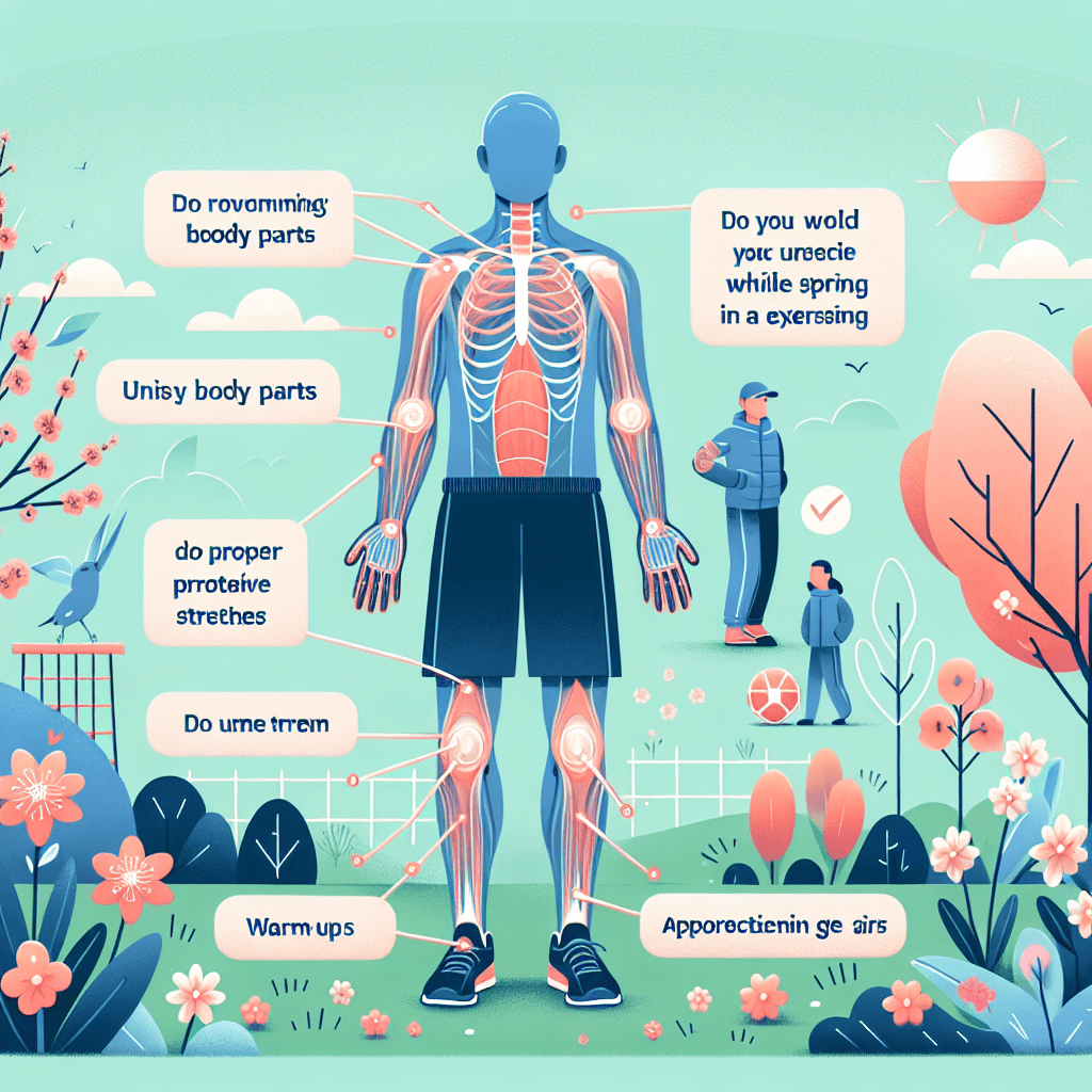 봄에 운동하다 다치기 쉬운 부위와 예방법