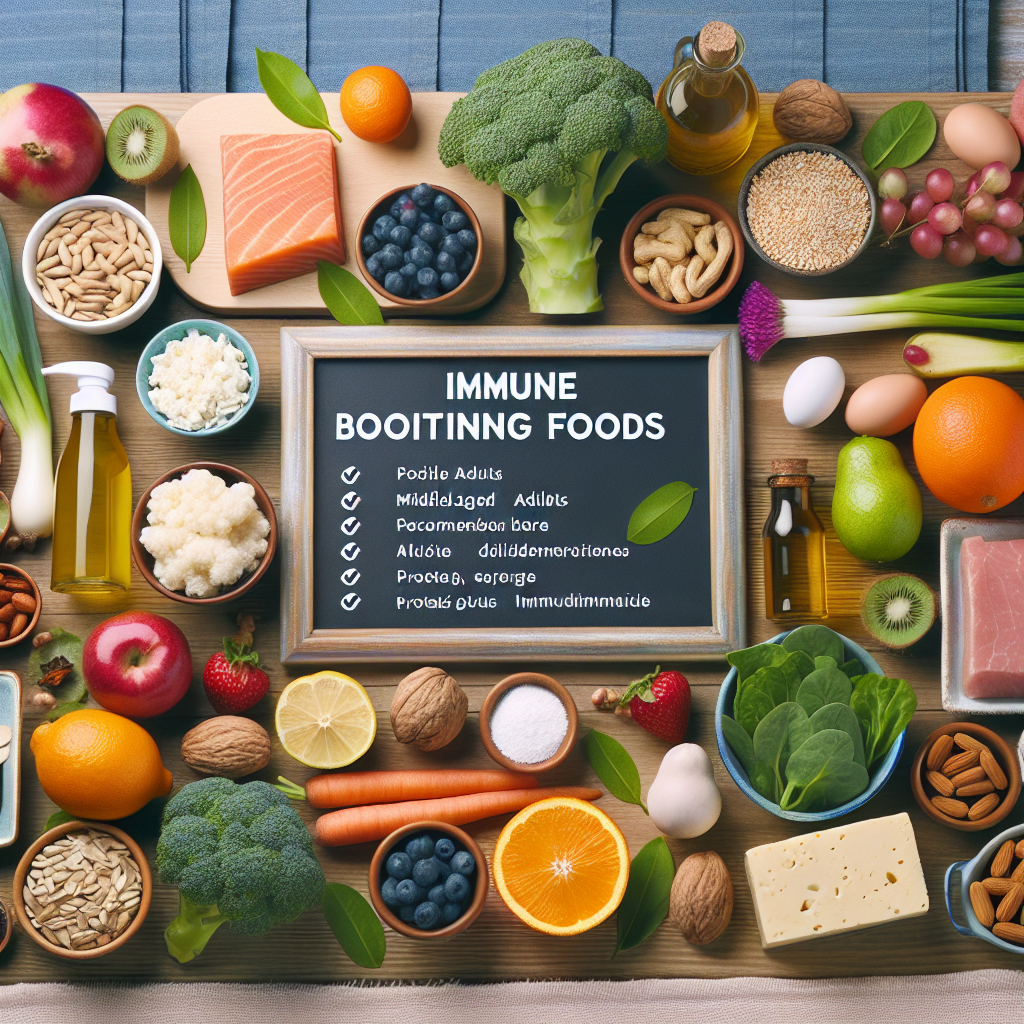 중장년층을 위한 봄철 면역력 음식 추천