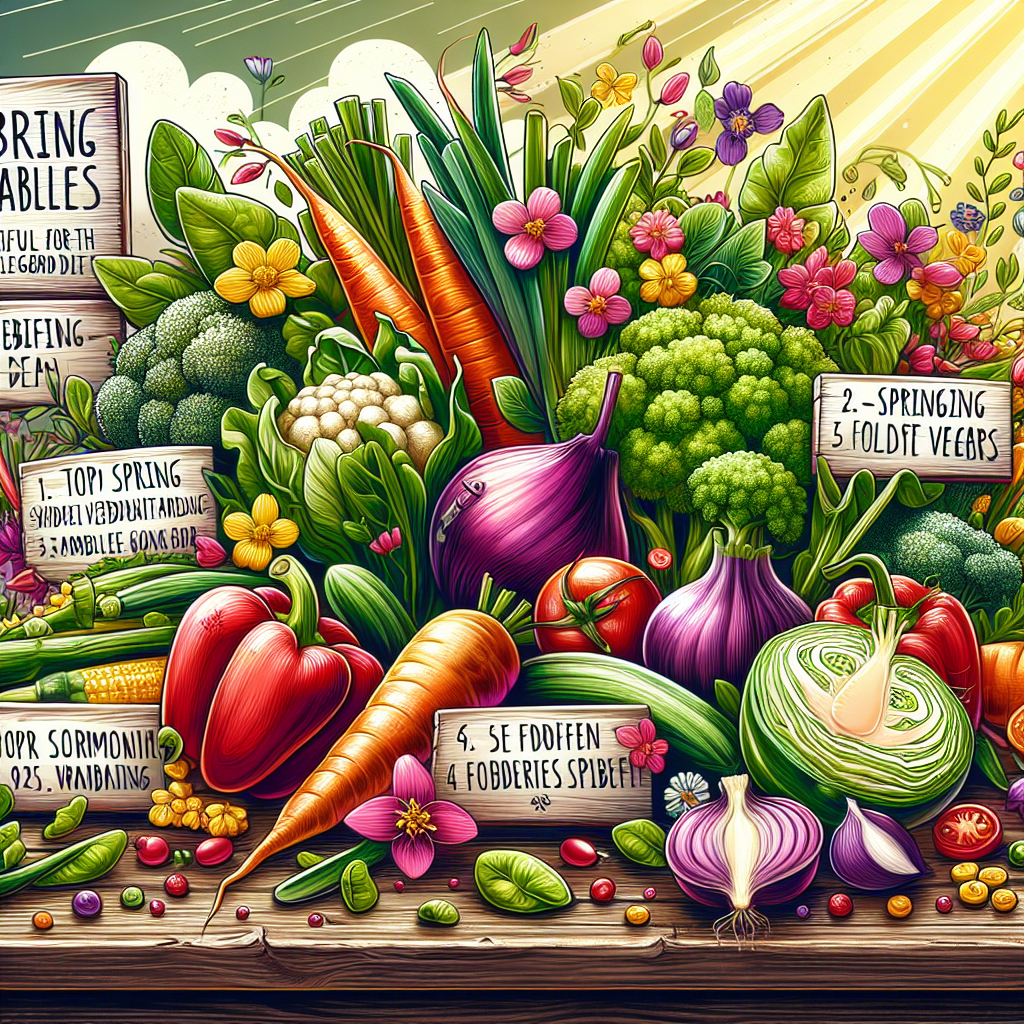 중장년층 식단에 활용하기 좋은 봄 채소 TOP10