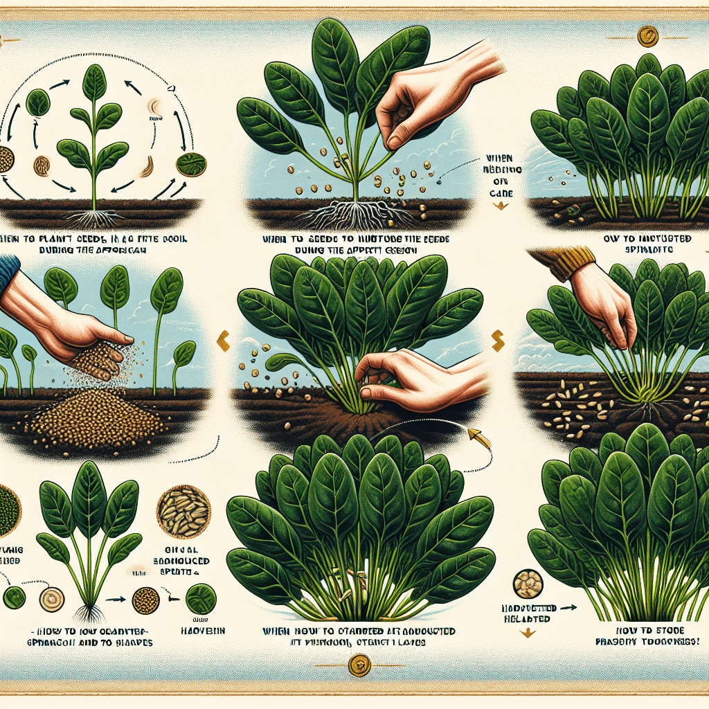 시금치 심는 시기와 파종 방법 수확 후 보관 요령