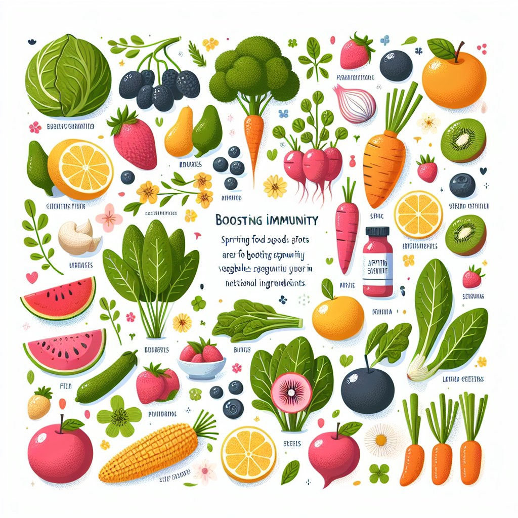 봄철 면역력 관리에 좋은 제철 음식 소개