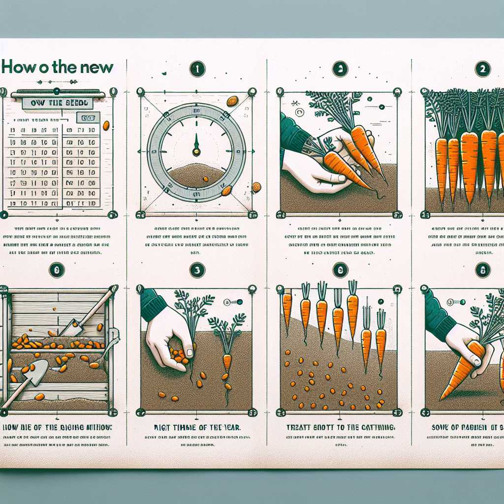 당근 심는 시기와 씨앗 파종 방법 저장 관리법