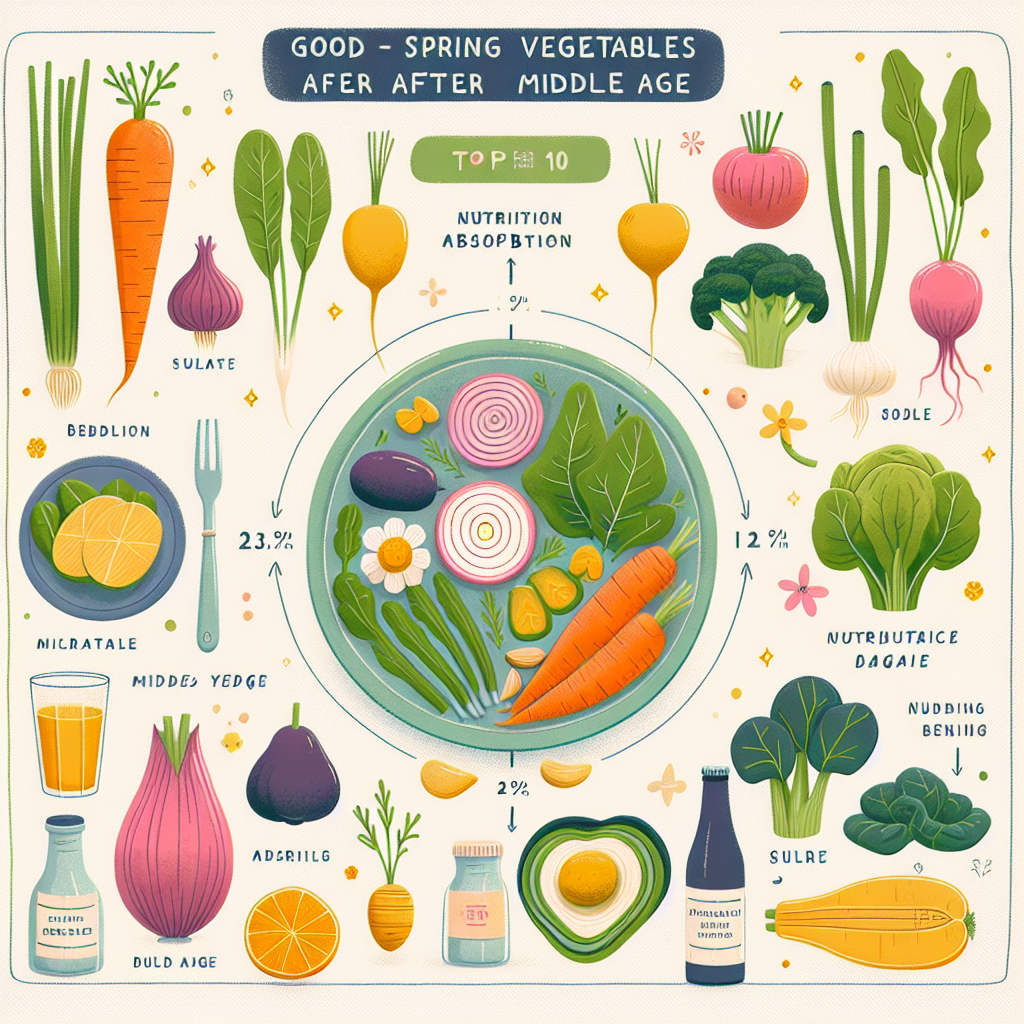 중년 이후 영양 흡수에 좋은 봄 채소 TOP10