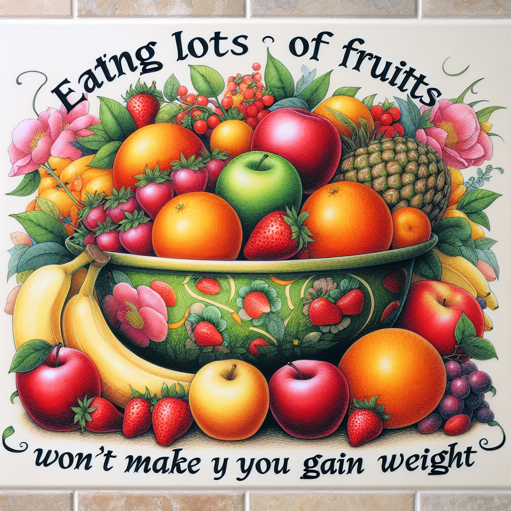 과일은 많이 먹어도 살이 안 찐다는 말의 진실