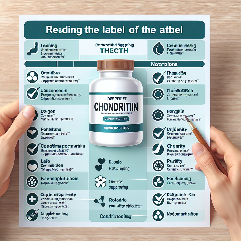콘드로이친 라벨 읽는 법: 철갑상어 표기·원산지·순도 확인 팁