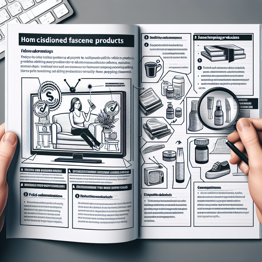 홈쇼핑·온라인 광고 공략 제품 판별법: 허위광고·과장문구 검사법