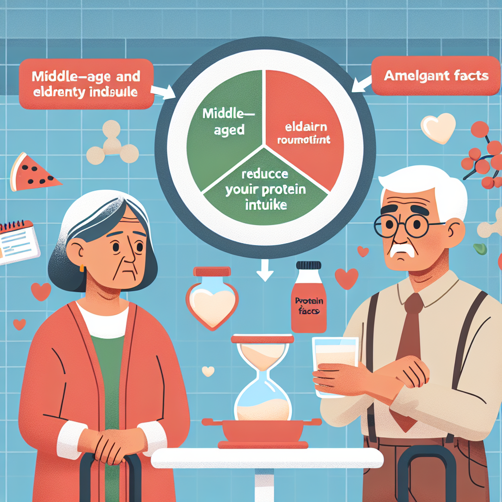중장년층은 단백질 섭취를 줄여야 한다는 오해