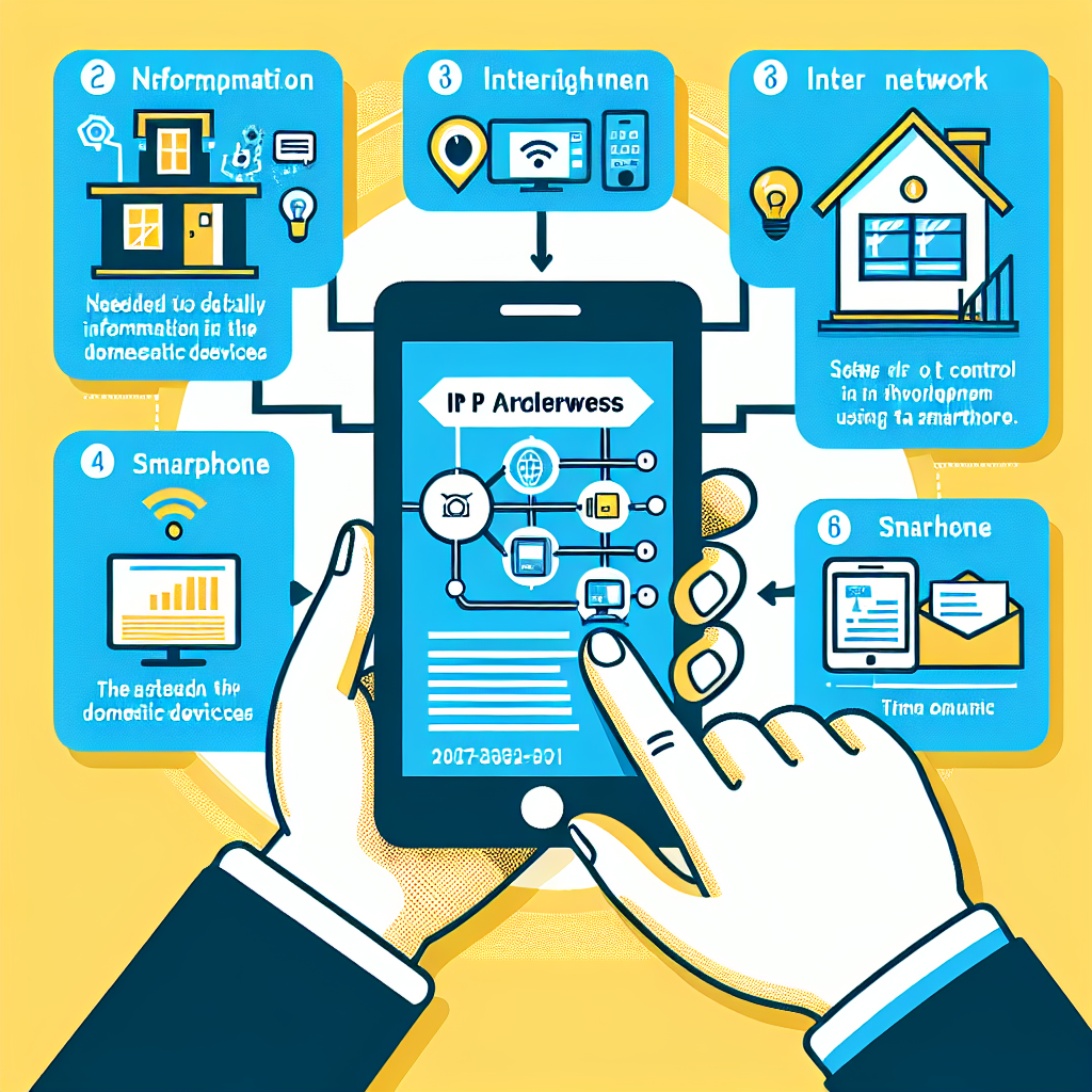 스마트폰으로 우리집 기기를 제어하려면 어떤 정보(IP 등)가 필요한가?