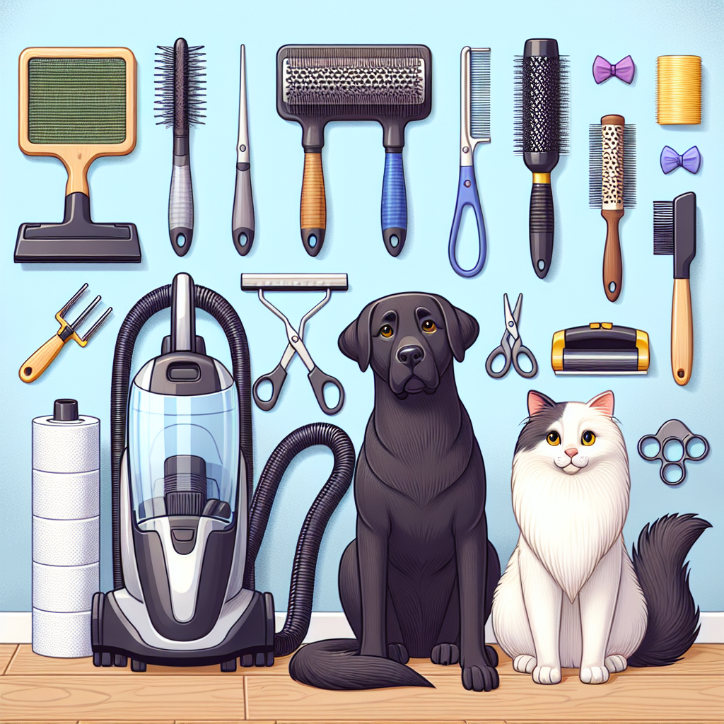 집에서 안전하게 반려동물 털 관리를 하려면 어떤 도구가 필요할까?
