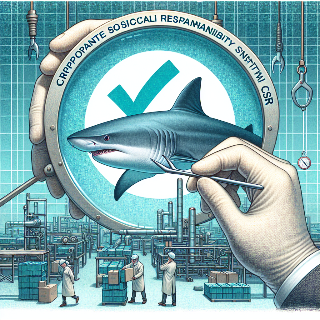 철갑상어 유래 콘드로이친 제조사의 CSR(사회책임) 점검 방법