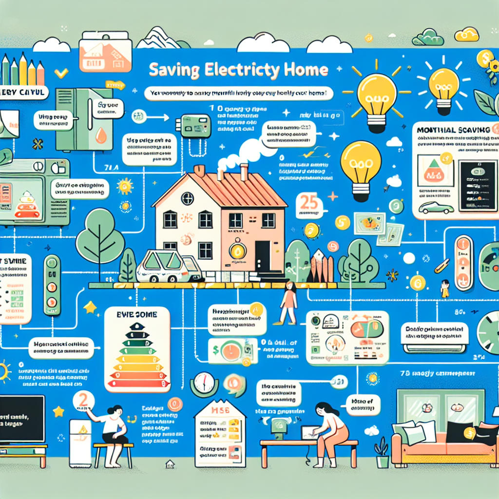 집에서 전기요금을 한 달에 얼마까지 절약할 수 있을까?