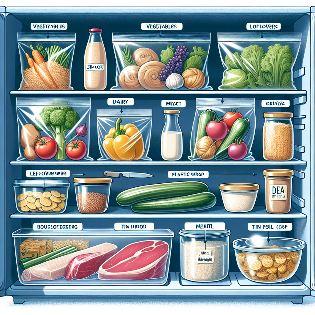 냉장고 식품을 오래 보관하려면 어떤 포장법이 좋을까?