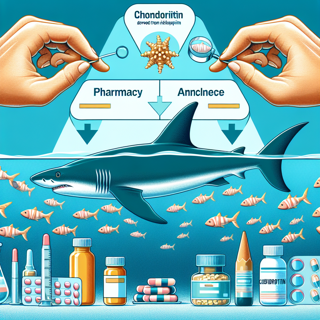 약국 제품 vs 온라인 제품: 철갑상어 콘드로이친 신뢰도 비교