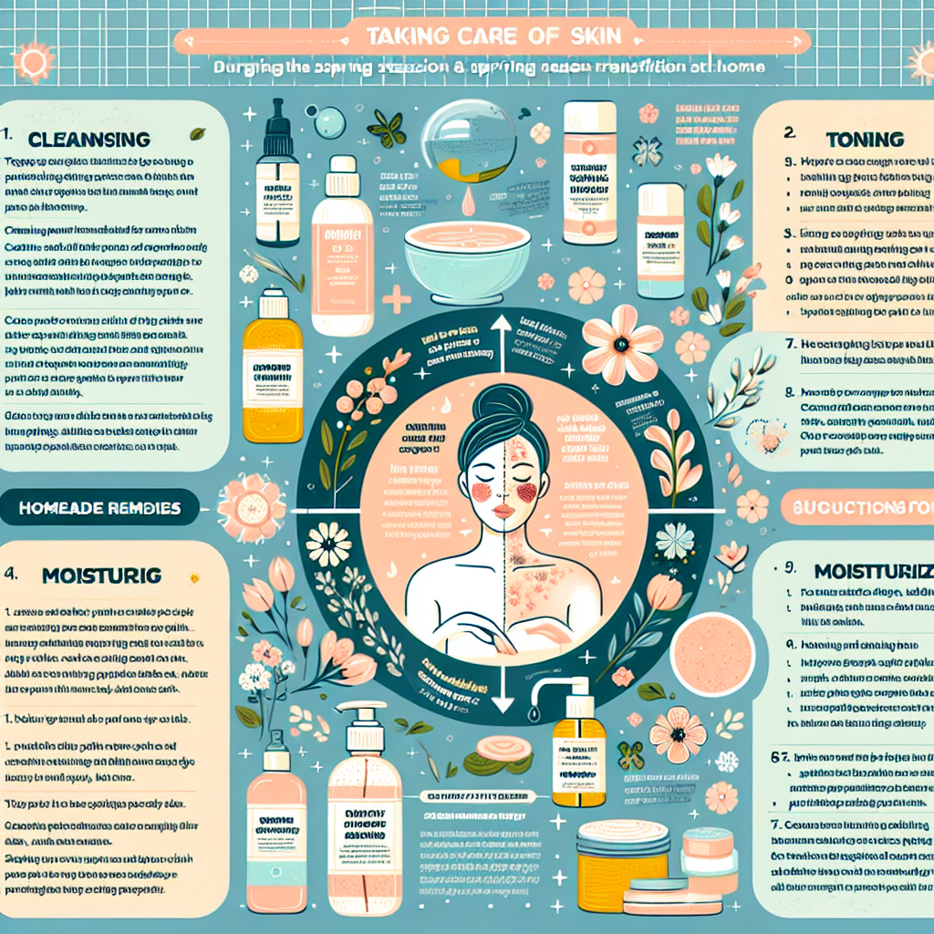 봄철 환절기 피부 관리, 집에서 간단히 하는 방법은 무엇일까?