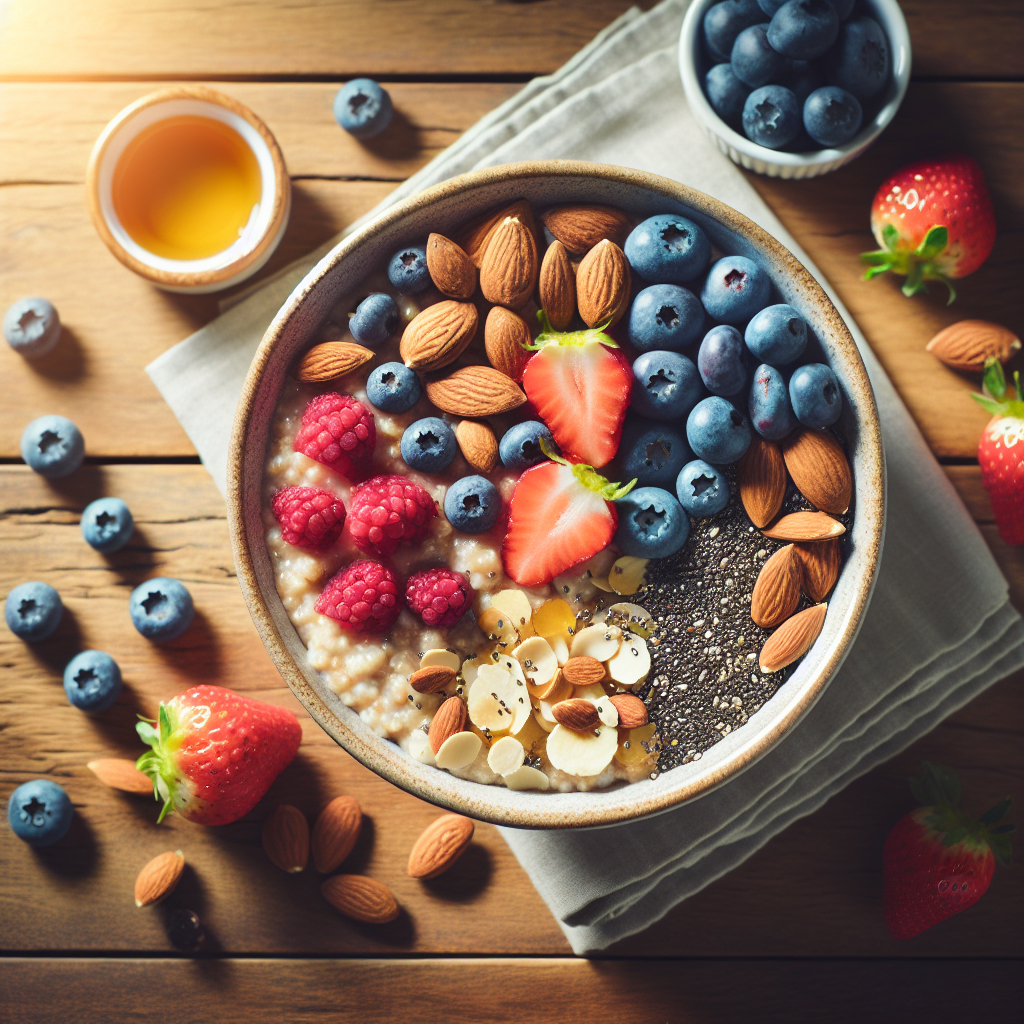 오트밀로 아침을 건강하게 먹으려면 어떤 조합이 좋을까?