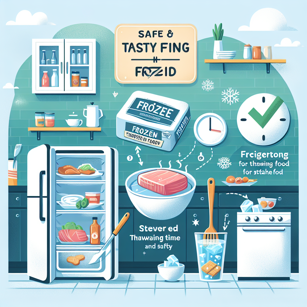 냉동식품 해동할 때 가장 안전하고 맛있게 하는 방법은 무엇일까?