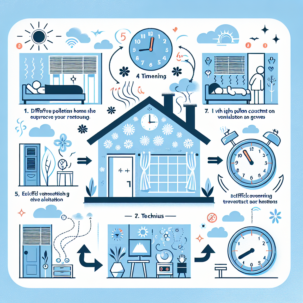 꽃가루 많은 날에도 안전하게 환기하려면 언제·어떻게 해야 할까?