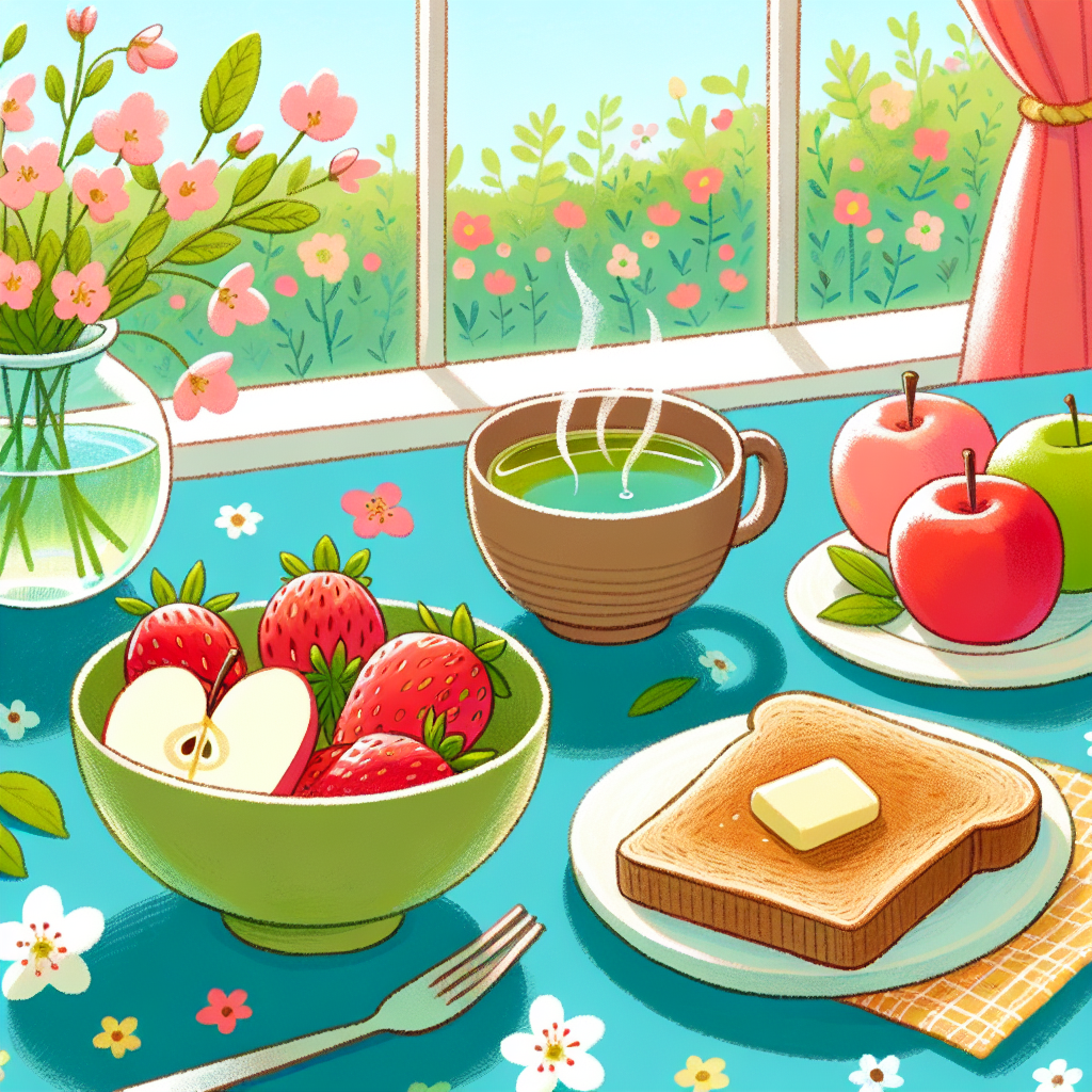 봄철 아침 공복에 부담 없는 간단 식단은 무엇일까?