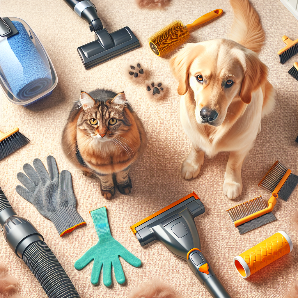 반려동물 털 관리는 집에서 어떤 도구로 쉽게 할 수 있을까?